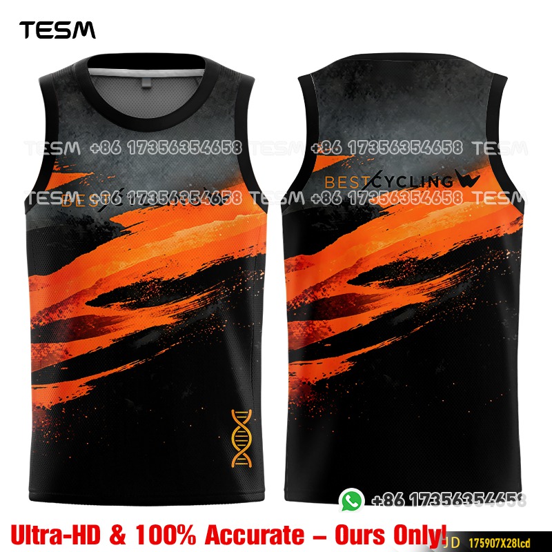 Mountain Biking Jerseys Men - قميص رياضي بدون أكمام للأطفال والرجال،
