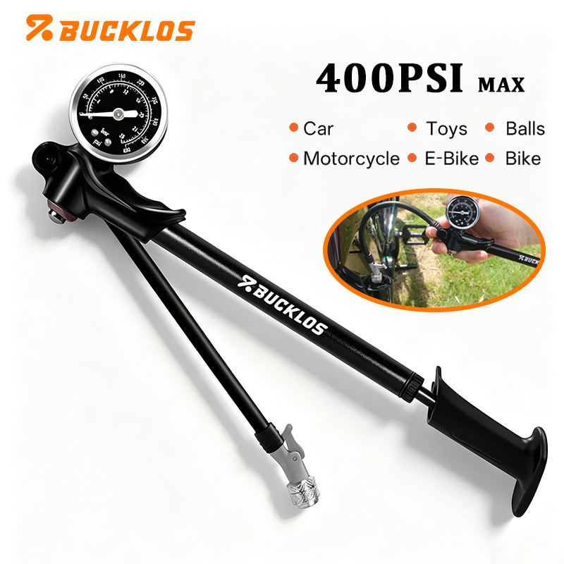 Mtb Fork Air - مضخة هواء للدراجات من BUCKLOS بضغط