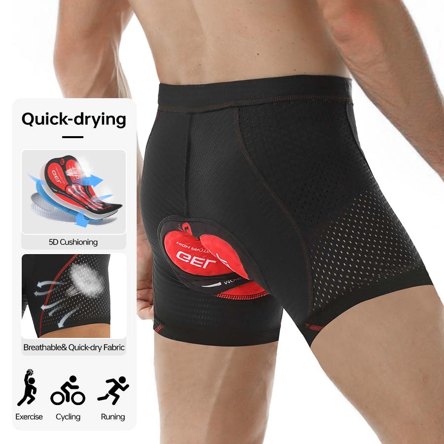 Mountain Biking Underwear - X-TIGER الرجال الدراجات الملابس الداخلية السراويل