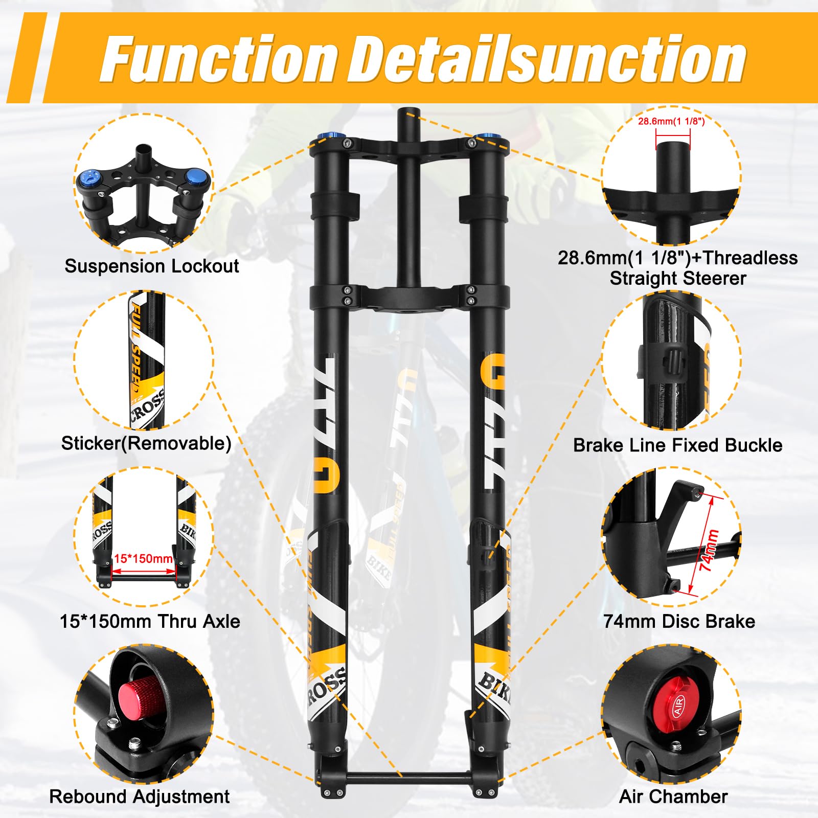 شوكة تعليق هوائية للدراجات ذات - مراجعة Mtb Fork Air وسعره
