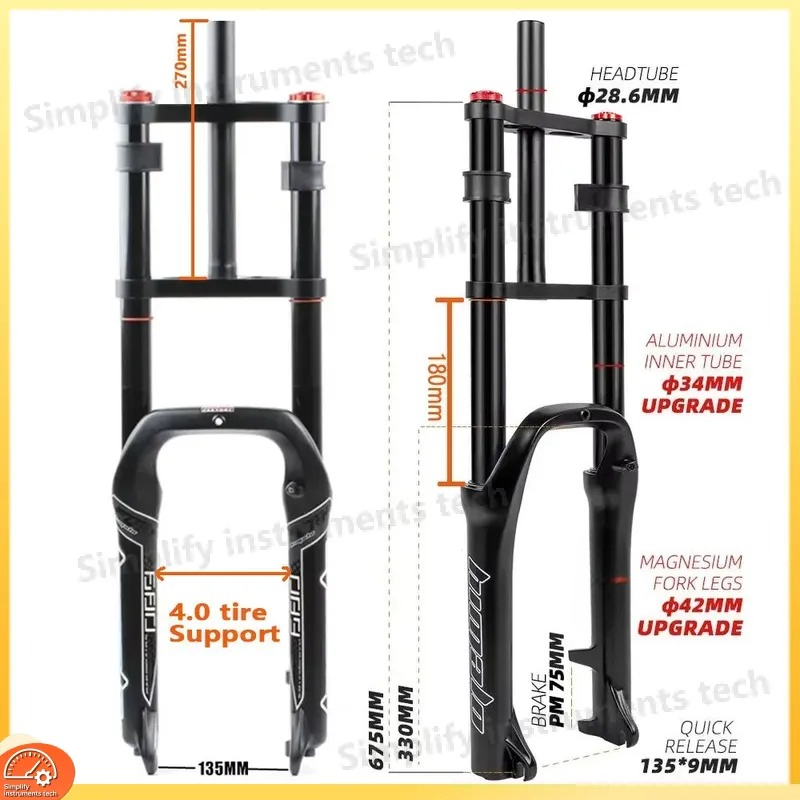 شوكة أمامية هوائية للدراجات مق - مراجعة Mtb Fork Air وسعره