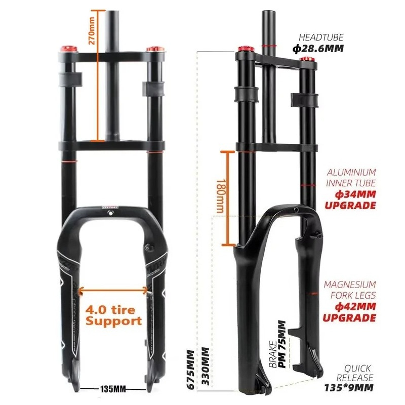 شوكة أمامية هوائية للدراجات مق - مراجعة Mtb Fork Air وسعره