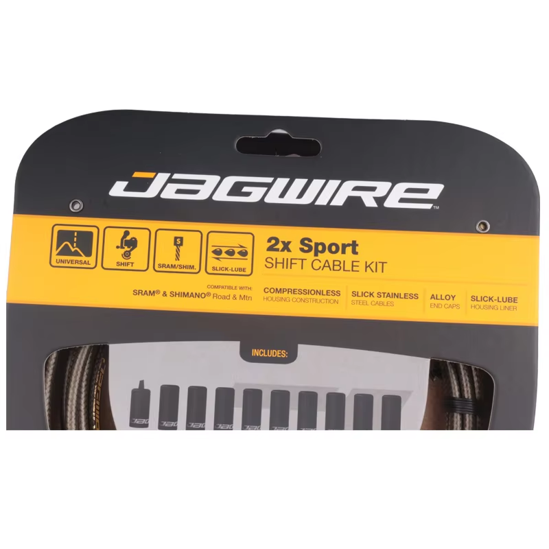 JAGWIRE 2x الرياضة التحول كابل - مراجعة Mountain Biking Sport وسعره