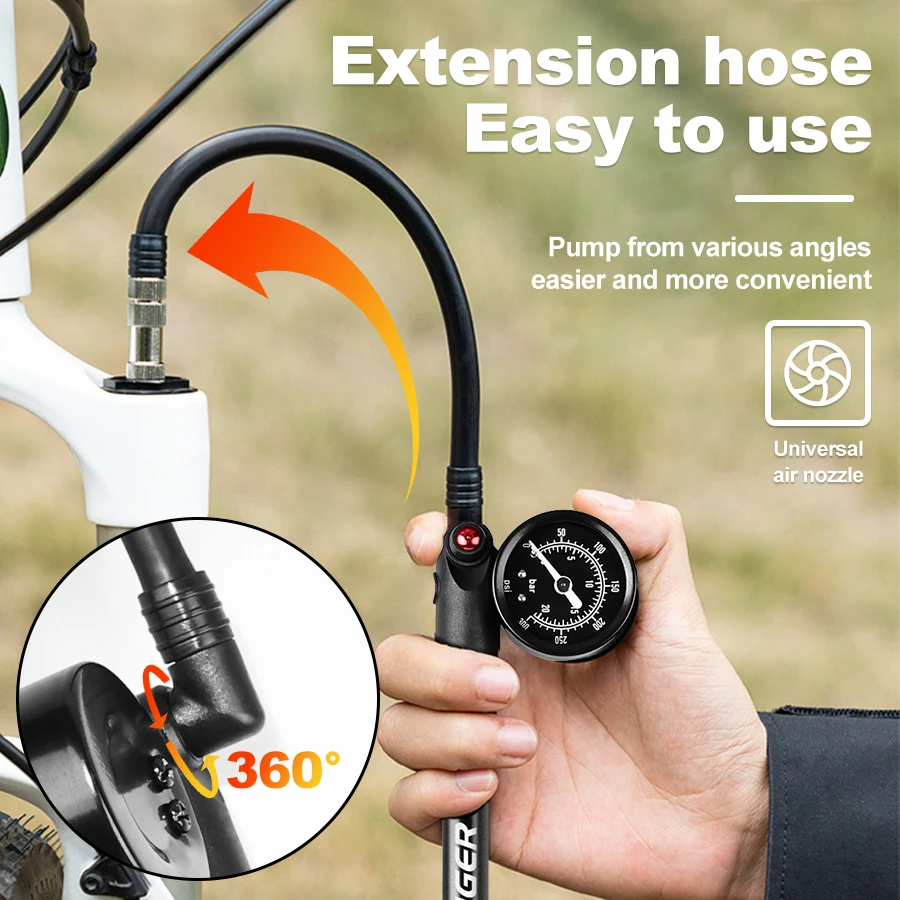 مضخة هواء للدراجة X-TIGER 300  - مراجعة Mtb Fork Air وسعره